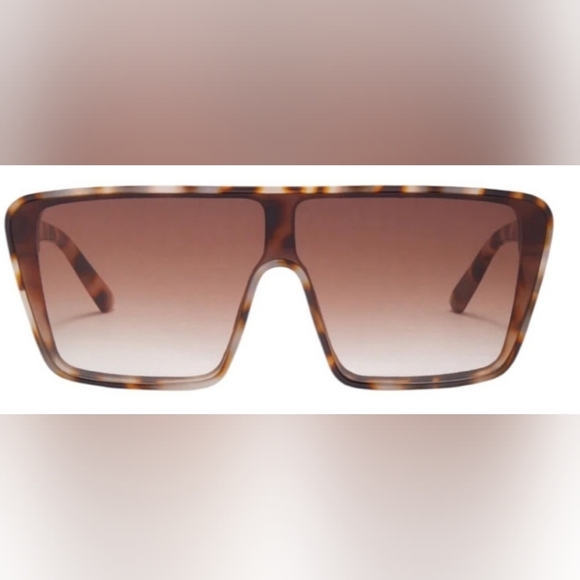 Aeropostale Brown Tortoise Square Sunglasses - Picture 1 of 4